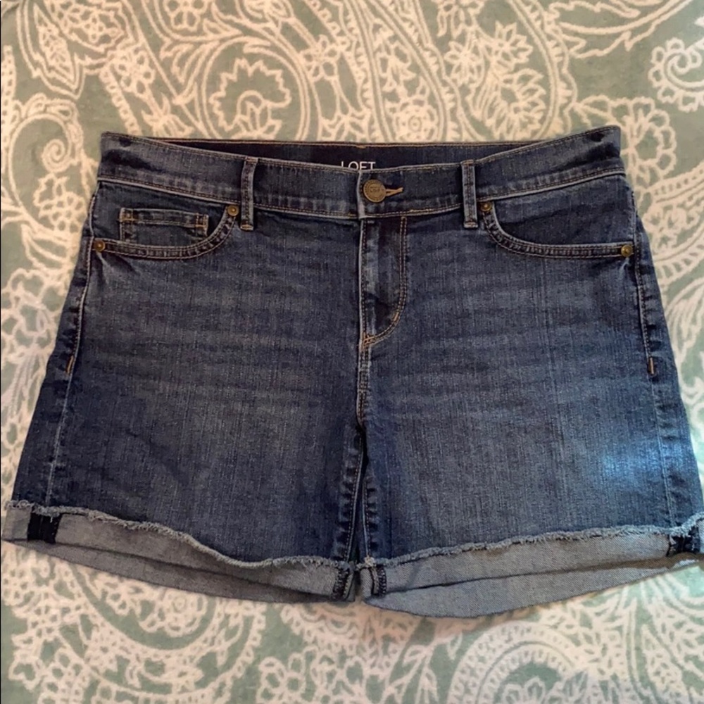 Loft denim shorts